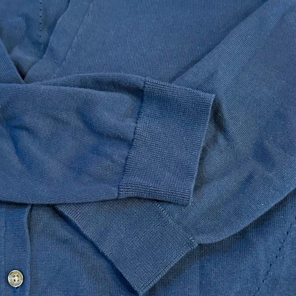 Women’s Large Navy Blue Cardigan